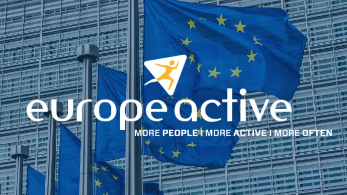 EuropeActive and EU flag